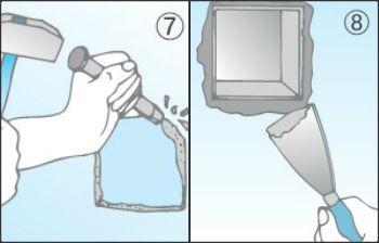 Murare la nuova presa